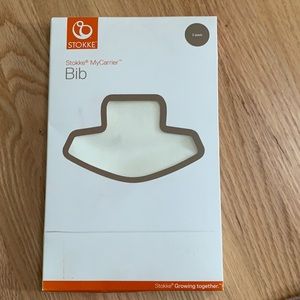 Stokke my carrier bib white 2 pack New